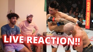 Sympathetic Reaction to Alexander Volkanovski's TKO win over The Korean Zombie at UFC 273