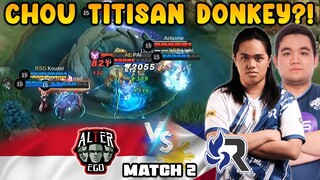 Chou LIGHT Bener2 Nyusahin Banget!! Udah Kaya Chou DONKEY Coy!! - AE vs RSG PH Match 2