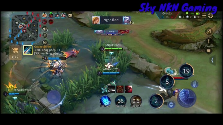 Những màn highlight đẹp mắt trong AOV Liên Quân