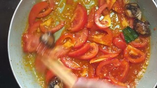 bao tử chay sốt cà món chay dản dị nhưng hao cơm