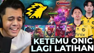 Bisa Bisanya Ketemu Onic Yang Lagi Latihan!! Waktunya Pake 100% Kekuatan!! - Mobile Legends