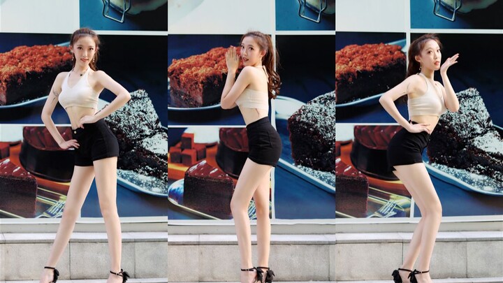 【Meimei Zi】♡First Post♡ "Thumbs Up" – Sexy Babe Dancing at the Mall!