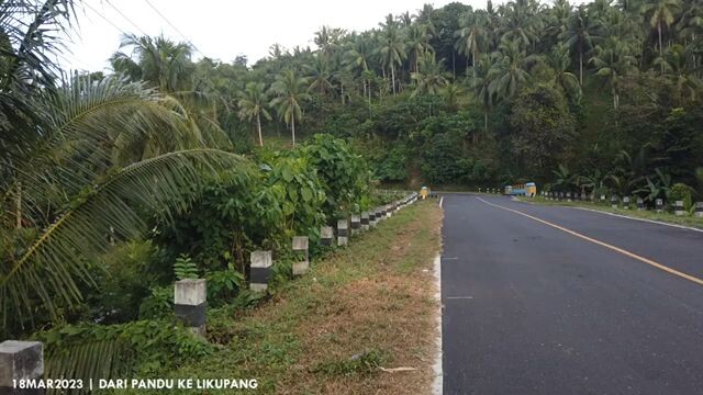 SUASANA JALAN PEDESAAN KE LIKUPANG  PART - 3