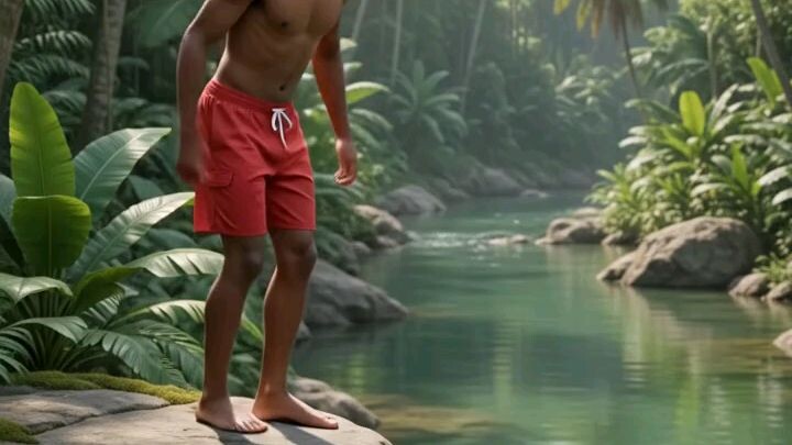He Fell Into the River 😱😂 | AI Animation