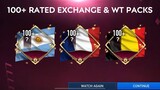 100+ Rated Player Exchange Packs + WT Rewards - FIFA MOBILE 22
