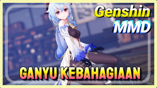 [Genshin, MMD] Ganyu menarikan "Kebahagiaan" dengan sangat lembut