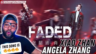 SINGER REACTS to Angela Zhang 张韶涵 and Xiao Zhan 肖战 - "FADED" (Live on "Our Song S1") | REACTION