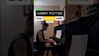 4 Levels of Harry Potter on Piano 🎹