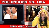 PHILIPPINES VS USA FUNNY VIDEO COMPILATION 2021 | TRY NOT TO LAUGH REACTION!!