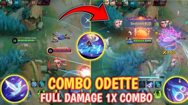[TA] CARA COMBO ODETTE ! FULL PASIVE DAN FULL DAMAGE !