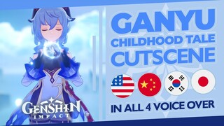 Ganyu: Childhood Tale & Paimon's Laughing Cutscene in All Languages | Genshin Impact 原神