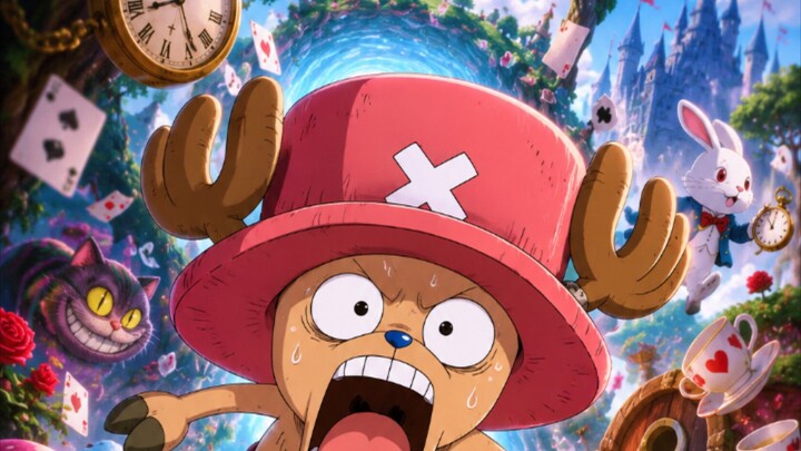 Tony Tony chopper Wonderland non è ufficiale ma è solo una marca di H2O finto intelligenza artificia