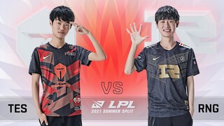 TES vs. RNG [Ván 3] - Tuần 4 Ngày 3 - LPL Mùa Hè (2021)