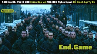 500 Khỉ Quyết Chiến Với Đội Quân 100.000 Người Để Giành Lại Sự Tự Do || reviewphim: Hành Tinh Khỉ 3
