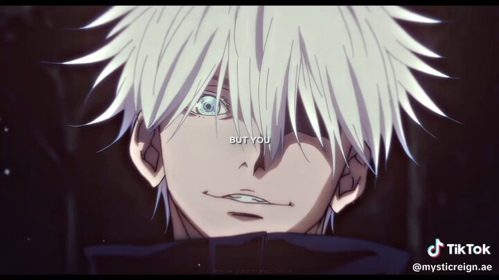 kiss is better baby 😜 #gojo#tiktok#jujutsukaisen#anime#movie