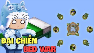 Meowpeo và trận chiến Bed War nảy lửa trong Mini World | Mini Game