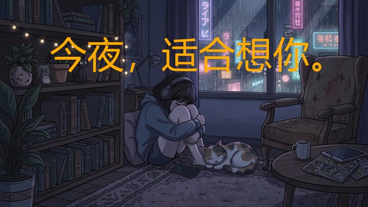 ☕ 【Sad Lo-Fi】Cold Coffee & City Lights | 治愈系深夜深夜单曲 (75 BPM)