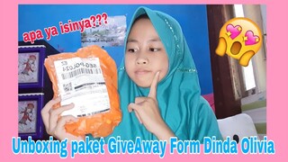 Unboxing Paket GiveAway From Dinda Olivia😱🥰