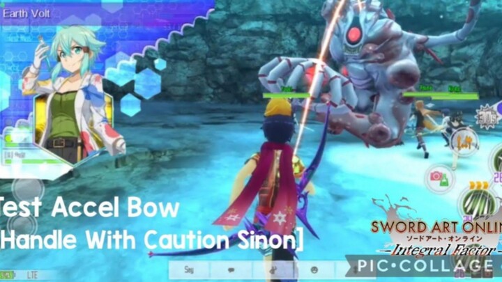 SAOIF: Test Accel Bow-[ Handle With Caution Sinon]