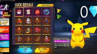 ฟรีสปิน 0💎 ROYALE PET ที่น่าตื่นตาตื่นใจ 🎁 ADAM GOT 3 PET 🔥 FREE FIRE