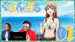 💦WE READY TO GET WET!!💦 | Grand Blue Episode 1 | Reaction