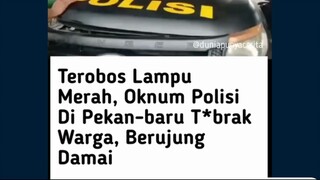 Mobil dinas Brimob Polda Riau jenis Ford Ranger nopol 17503-IV yang dikendarai Kopral Enro Nadapdap