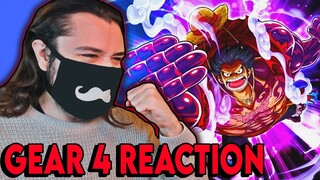 GEAR 4! - One Piece REACTION Episode 726 (LUFFY FIRST TIME GEAR 4 REACTION)