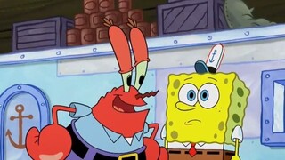 Ông Krabs sa thải SpongeBob, sau đó đến ngân hàng rút séc 100 triệu để rút tiền