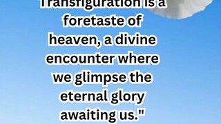 Daily Insight August 06, 2025 #faith #Saints  #Insight