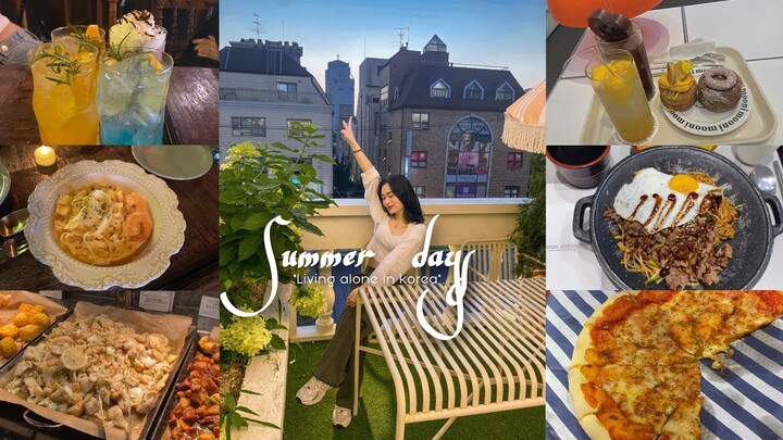 SUMMER DAYS | CUỘC SỐNG THƯỜNG NGÀY CỦA DU HỌC SINH TẠI HÀN,MÌNH ĂN GÌ LÀM GÌ?