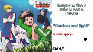 Kurapika x gon x killua x leori x listener “kinda spicy~”