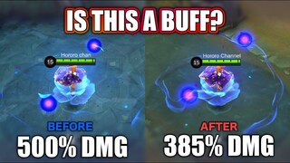 THE GUIN BUFF IS A NERF | ADVANCE SERVER DAMAGE TEST