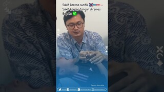 Momen Bocah Lagi Disuntik Makin Nangis Digenggam Bapak, Ternyata  Genggamannya Pakai Tenaga Ekstrem