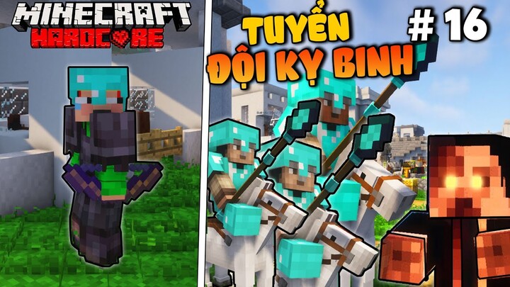 Minecraft: Đế chế Zombie tập 16 Chiêu mộ đội kỵ binh chống lại cuộc tấn công thây ma trong sinh tồn