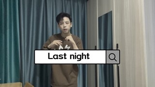I challenged last night