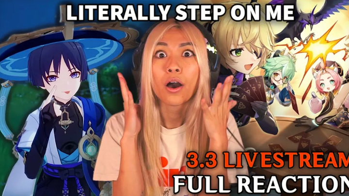 เนื้อหามากที่สุดที่เราได้รับ (genshin impact 33 live stream reaction)