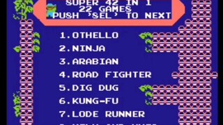 42-in-1, Kung-Fu (NES) - Short Game Play. John NESS