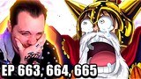 One Piece REACTION Episode 663, 664, & 665