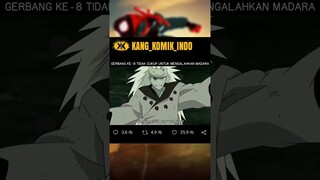 MADARA TIDAK SERIUS SAAT MELAWAN GERBANG KE-8 GUY