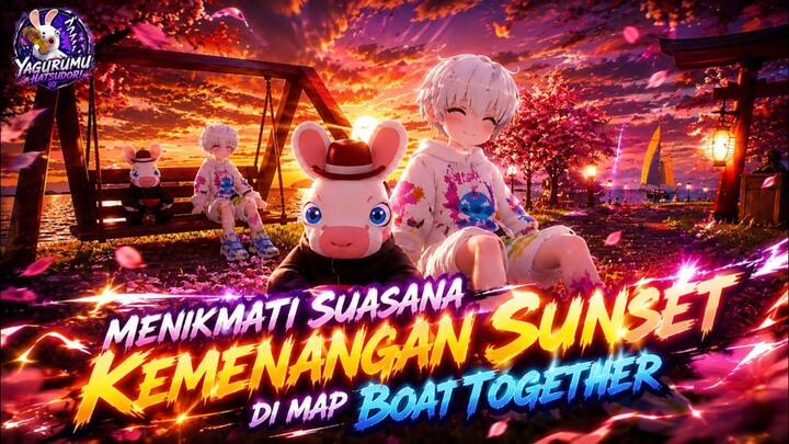 Uchiha Bwa Bwa menikmati keindahan saat menang di Map Boat Together