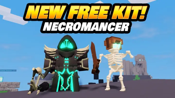 New (Free) Necromancer Kit in BedWars Halloween Event!