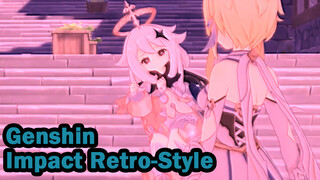 Genshin Impact Retro-Style