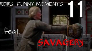 MADAM LECLERK GOES FULL SAVAGE - Red Dead Online Funny Moments 11 W/ Conniferous & Lil Willy