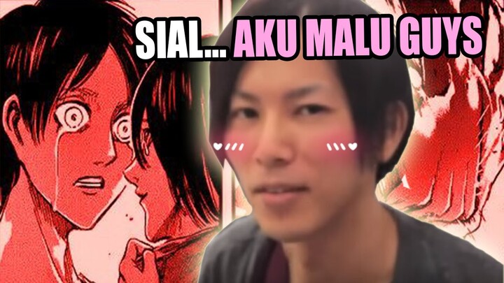 NGAKAK !!!  TERNYATA ISAYAMA MALU MEMBUAT EREN DAN MIKASA CIUMAN DI ATTACK ON TITAN