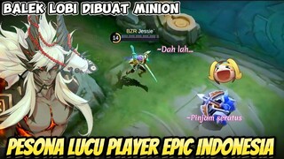 Pesona Lucu player Epic Mobile Legends Indonesia 😆