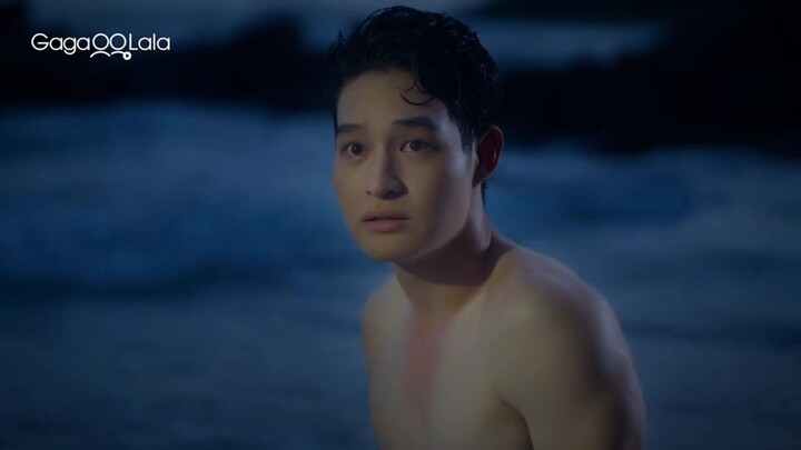 Hot shirtless mermen in the beach!?