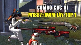 [Garena Free Fire] Combo cực dị - M1887 + AWM lấy Top | TTD