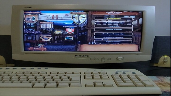 Age of Empires 2 on my Retro PC