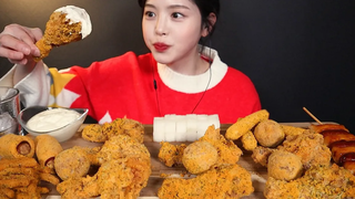 SUB) !🍗✨ Bburinkle Chicken mukbang asmr