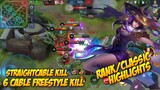 STRAIGHTCABLE/FREESTYLE KILL ON RANK CLASSIC | HIGHLIGHTS#15 | MOBILE LEGENDS BANG BANG | FANNY WISE
